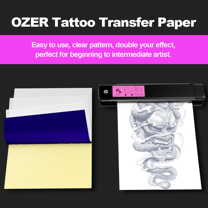 Ozer Thermal Paper - Station Prep. & Barriers - Mithra Tattoo Supplies Canada