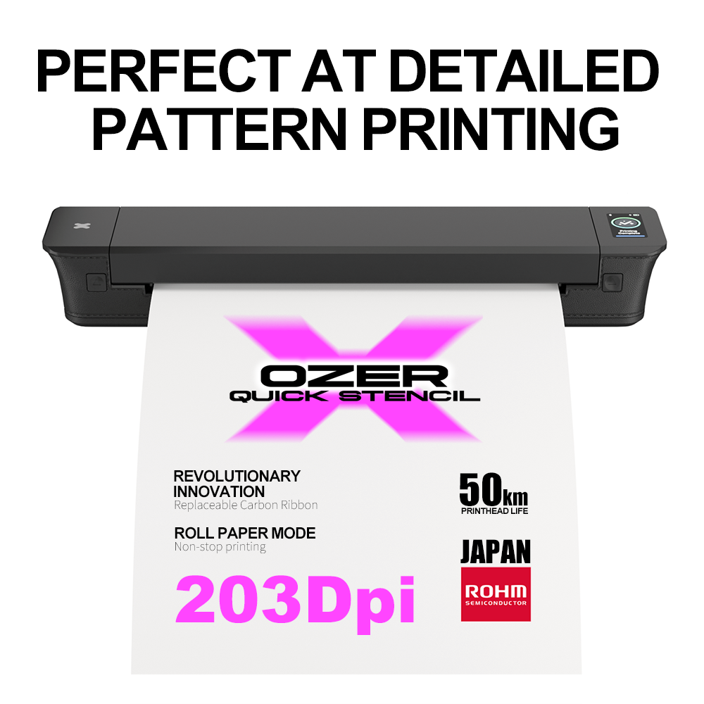 Ozer X Quick Stencil Wireless Tattoo Printer - Printer - Mithra Tattoo Supplies Canada