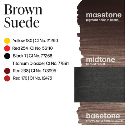 Perma Blend Luxe Brown Suede - PMU Pigments - Mithra Tattoo Supplies Canada