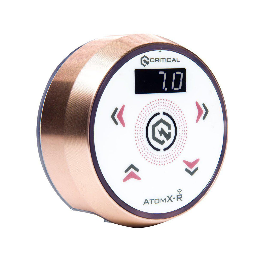 Critical Tattoo - AtomX-R Rose Gold with White Power Supply - Power Supplies & Accessory - Mithra Tattoo Supplies Canada