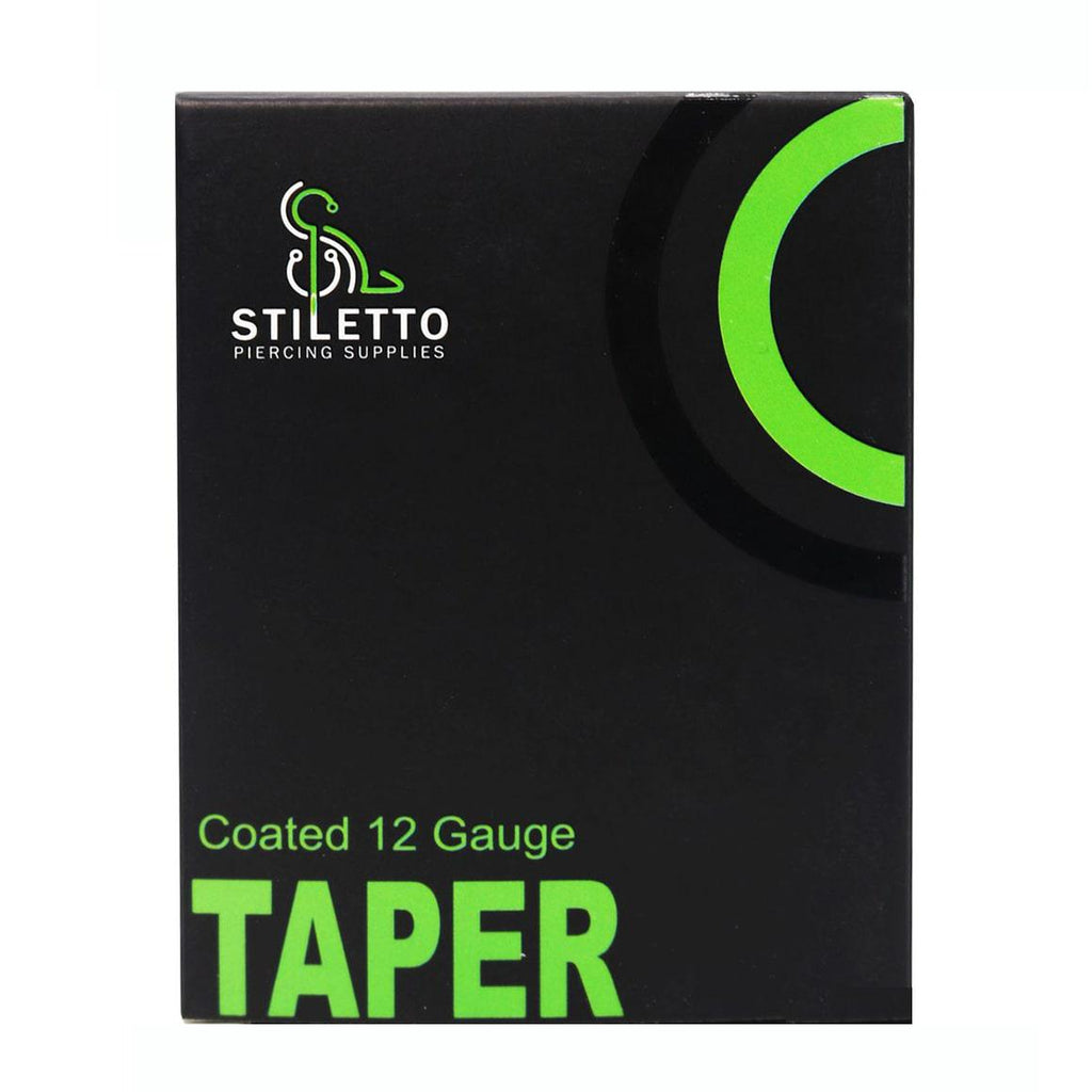 Stiletto Piercing Tapers - 12G - Piercing Supplies – Mithra Tattoo Supplies  Canada